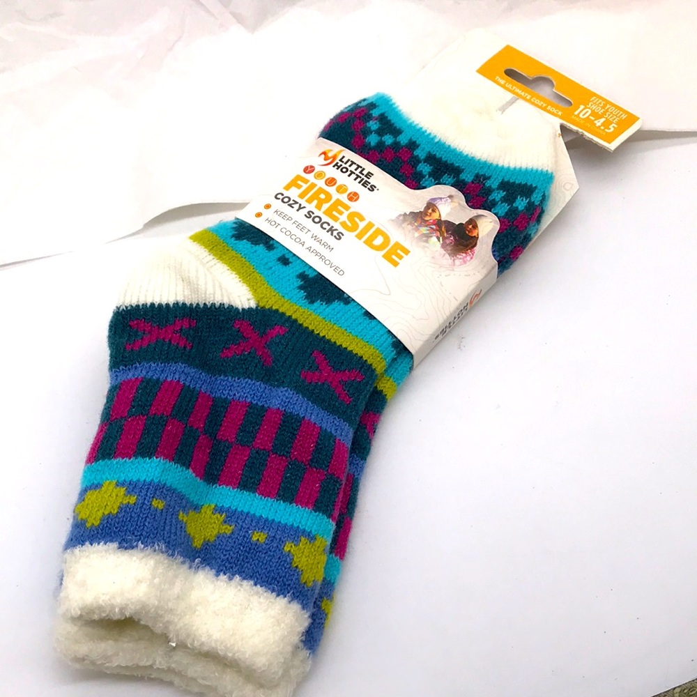 Little Hotties Youth Fireside Cozy Socks 1-pair/Size Youth